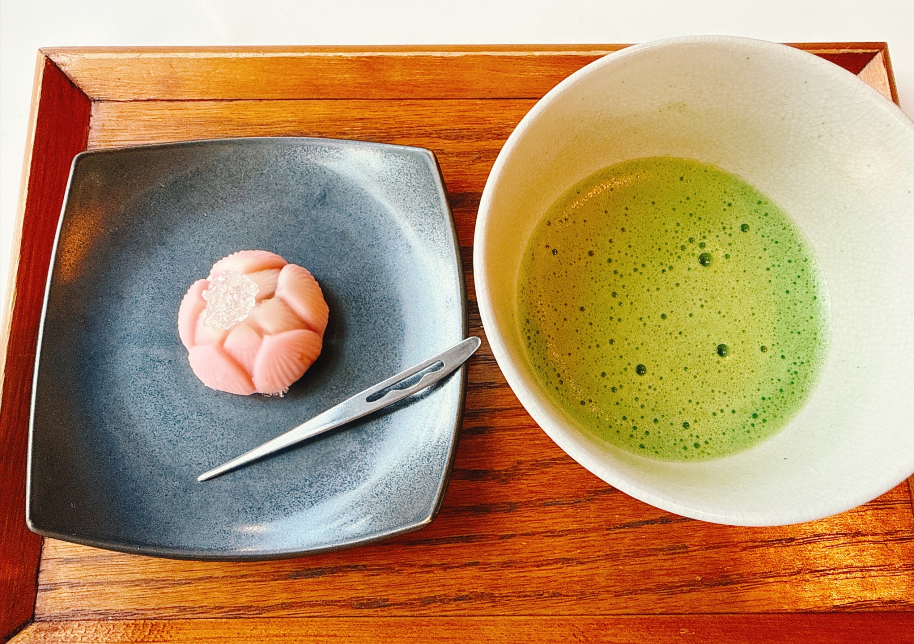 お抹茶と和菓子